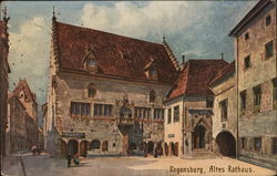 Regensburg, altes Rathaus Postcard