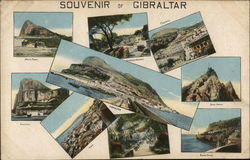 Souvenir of Gibraltar Postcard