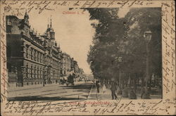 Post office on Rufacherstrasse Postcard