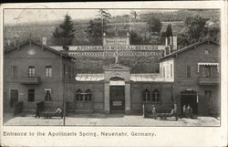 Entrance to the Apollinaris spring, Neuenahr, Germany Postcard