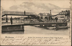 Mulhouse Ancien Pont tournant du Bassin et Plate-forme du Nord. Postcard