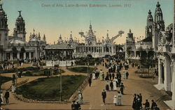 Court of Arts, Latin British Exhibition, London 1912 Postcard