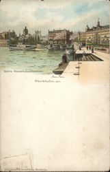 Södra Blasieholmshamnen Stockholm, Sweden Postcard Postcard Postcard