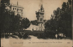 French Riviera , San Salvadour (Var) - Castle Tower Postcard