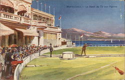 Monte Carlo - Le stand du Tir aux Pigeons Postcard