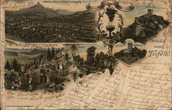 Gruss vom Trifels Postcard