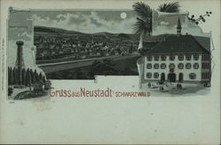 Greetings from Neustadt, Schwarzwald Postcard