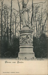 Monument to Queen Luise, Tiergarten Postcard