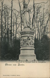 Monument to Queen Luise, Tiergarten Berlin, Germany Postcard Postcard Postcard