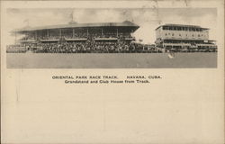 Oriental Park Race Track - Havana, Cuba Postcard Postcard Postcard