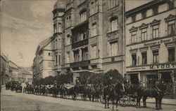 Eisenach, Hotel "Der Rautenkranz der Wagenpark des hotels Germany Postcard Postcard Postcard