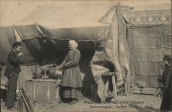 Types Russes - Cantine Russie Postcard