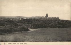 Cromer from the golf links Postcard