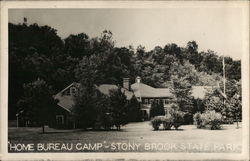 Home Bureau Camp Stony Brook State Park Postcard