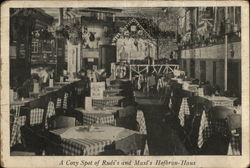 A Cozy Spot of Rudi's and Maxl's Hafbrau-Haus Hartford, CT Postcard Postcard Postcard