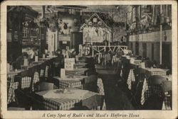 A Cozy Spot of Rudi's and Maxl's Hafbrau-Haus Postcard