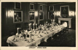 Longleat - Dining Room Postcard