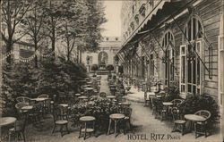Terrace at Hotel Ritz Postcard