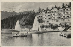Eibsee Hotel, Operated by Recreation Center for Occupation Personnel Garmisch, Germany Postcard Postcard Postcard