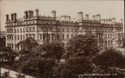 View of Station Hotel York, England Yorkshire Postcard Postcard Postcard