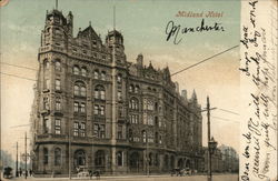 Midland Hotel Manchester, United Kingdom Greater Manchester Postcard Postcard Postcard