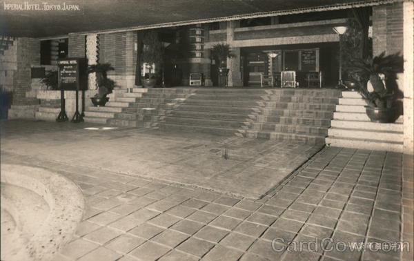 Entrance, Imperial Hotel Tokyo Japan