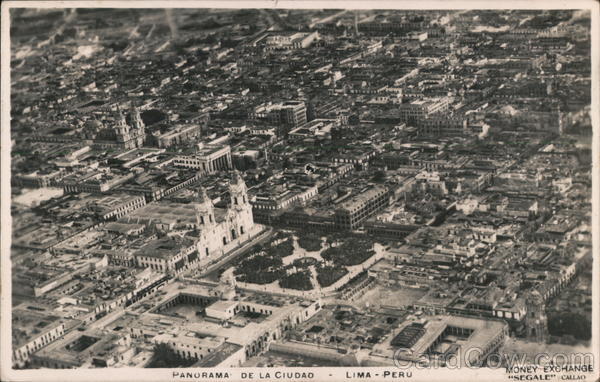 Panorama de la Cuidad Lima Peru