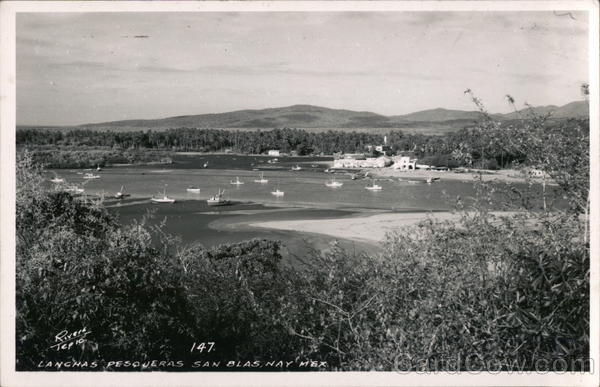 Lanchas Pesqueras San Blas Nayarit Mexico