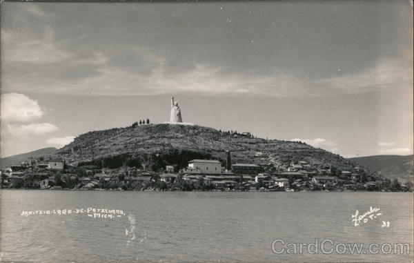 Statue of Jose Maria Morelos Janitzio MC Mexico
