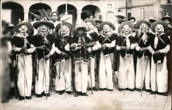 Group of Masked Men - One With Guitar Mexico