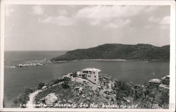 Aerial View of Bay Acapulco Mexico