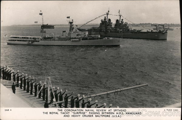 The Coronation Naval Review at Spithead Boats, Ships