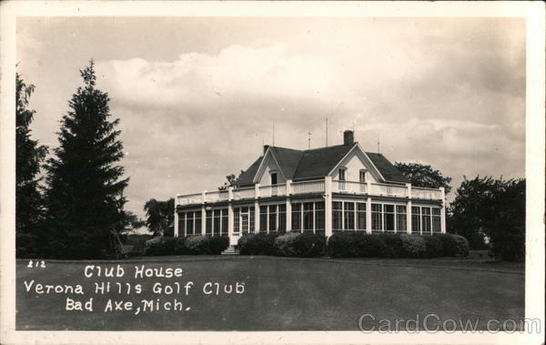 Club House, Verona Hills Golf Club Bad Axe Michigan