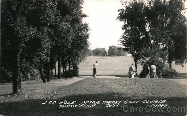 3rd Hole, Moor Baths Golf Course Waukesha Wisconsin