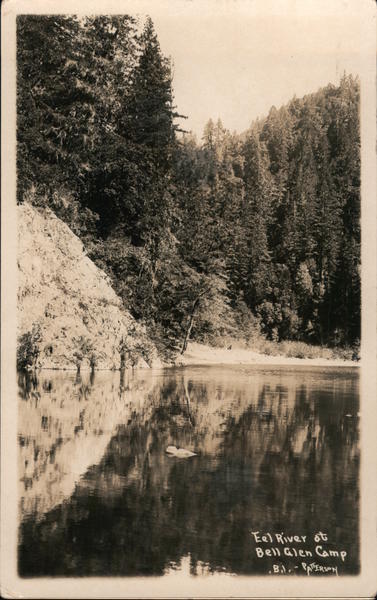 Eel River at Bell Glen Camp Covelo California