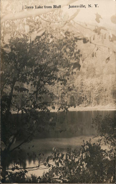 Green Lake From Bluff Jamesville New York