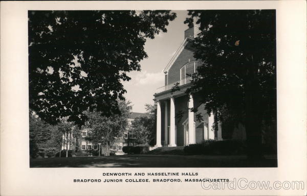 Denworth and Hasseltine Halls, Bradford Junior College Massachusetts