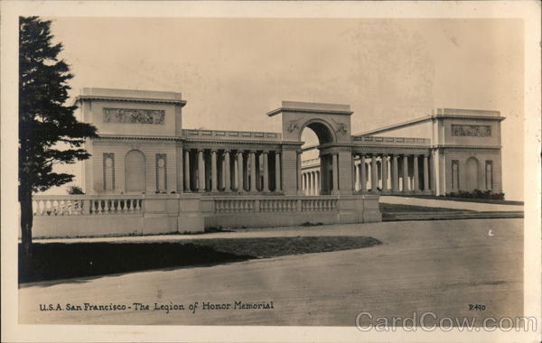 The Legion of Honor Memorial San Francisco California