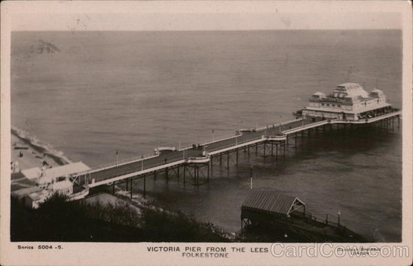 Victoria Pier From the Lees Folkestone Kent England
