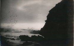Waves Breaking on Cliffs Chile Postcard Postcard Postcard