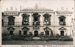 Palacio de la Perricholi Lima, Peru Postcard Postcard Postcard