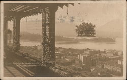 View From Roof Garden, Hotel Vancouver British Columbia Canada Postcard Postcard Postcard