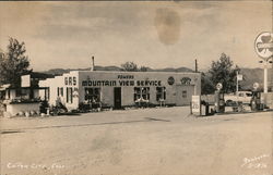 Powers Mountain View Service Station Postcard