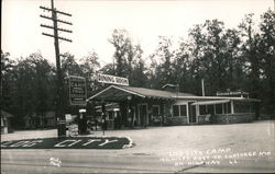 Log City Camp Carthage, MO Postcard Postcard Postcard