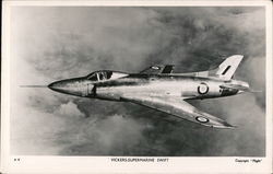 Vickers-Supermarine Swift Aircraft Postcard Postcard Postcard
