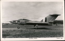 Gloster Javelin Aircraft Postcard Postcard Postcard