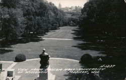 View From Bascom Hall, University of Wisconsin Postcard