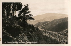 Mountain Panorama Blue Ridge Parkway, VA Postcard Postcard Postcard