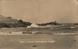 Wall Rock, Warren's Point Postcard