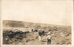 Hiking, Future site of Hawaii Volcanoes Observatory Postcard